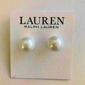 Ralph Lauren Pearl Earrings